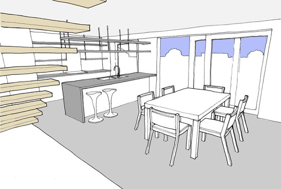 doma architects-harrogate extension-existing house